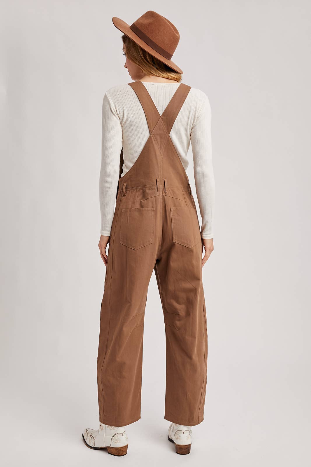 BARREL OVERALLS JUMPSUIT