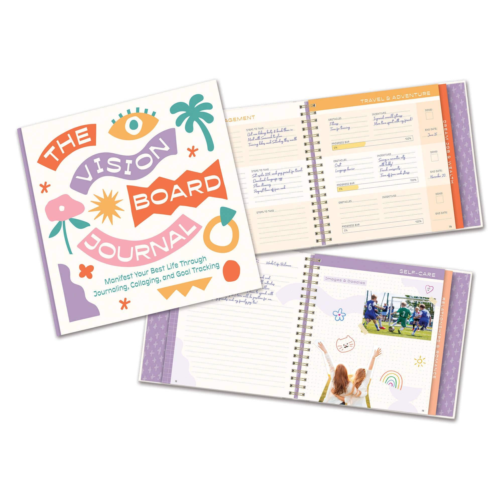 The Vision Board Journal Guided Journal