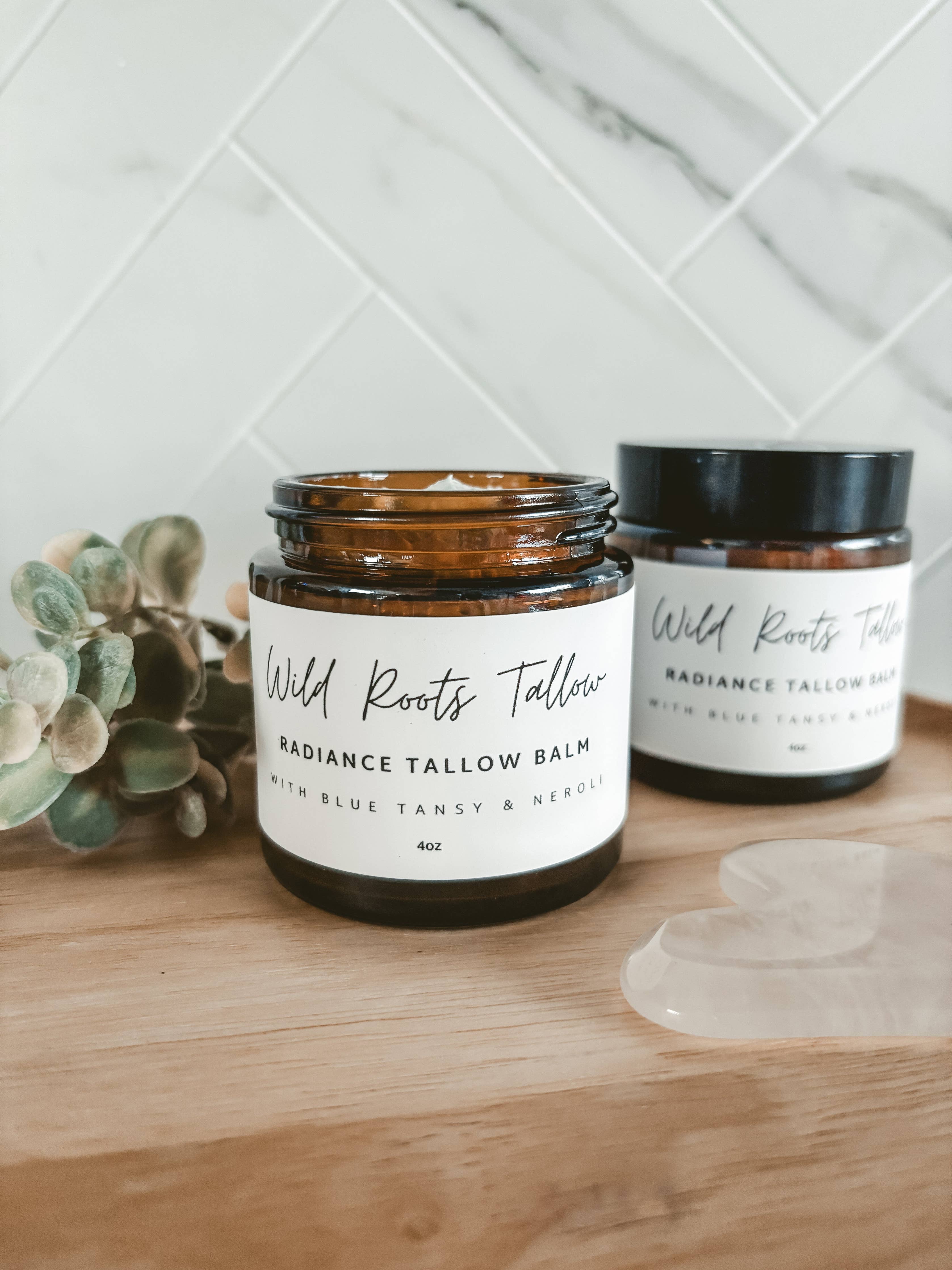 Radiance Tallow Balm with Blue Tansy and Neroli | Grass Fed Tallow Balm