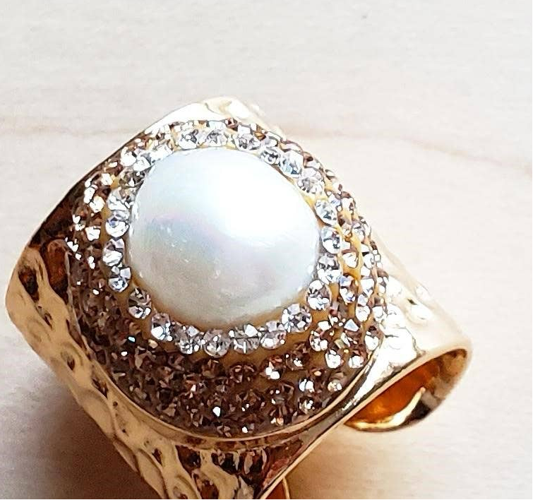 Freshwater Pearl Cuff Ring