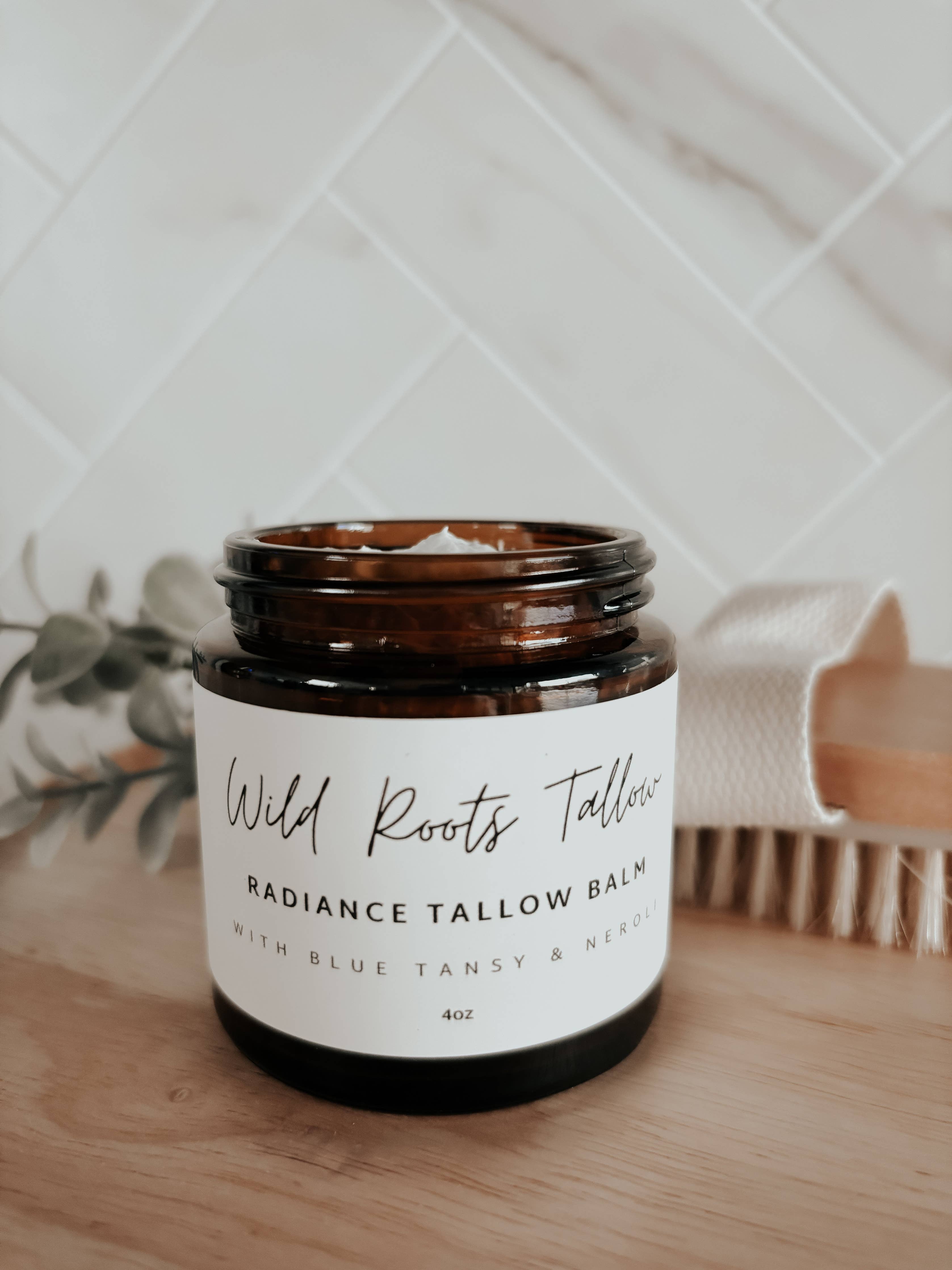 Radiance Tallow Balm with Blue Tansy and Neroli | Grass Fed Tallow Balm