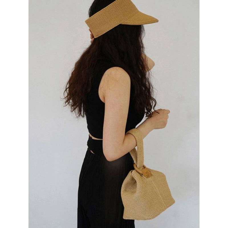 Casual Simple Weave Handbag