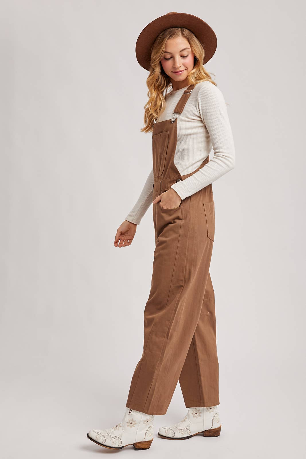 BARREL OVERALLS JUMPSUIT