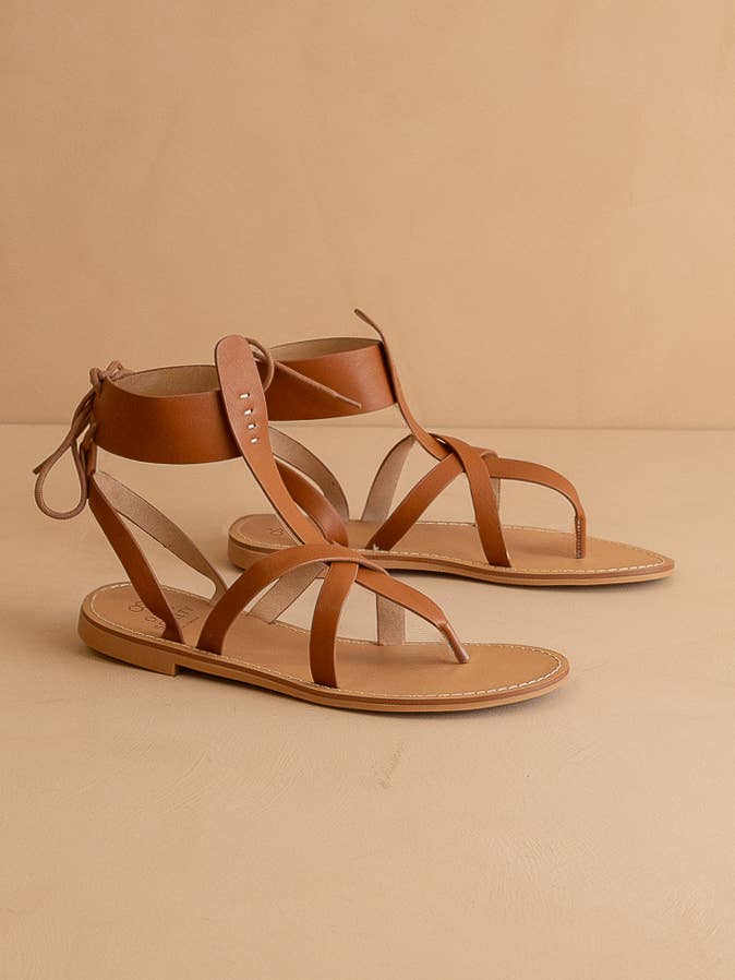 The Blaze Brown | Lace-Up Sandal