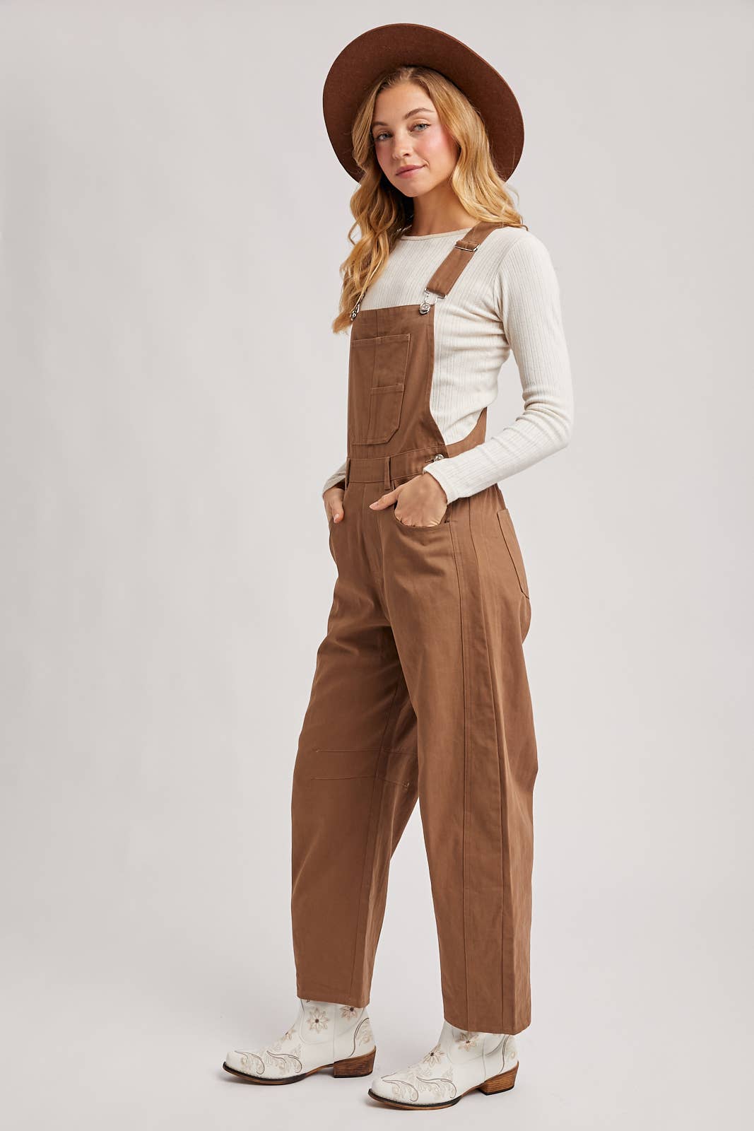BARREL OVERALLS JUMPSUIT