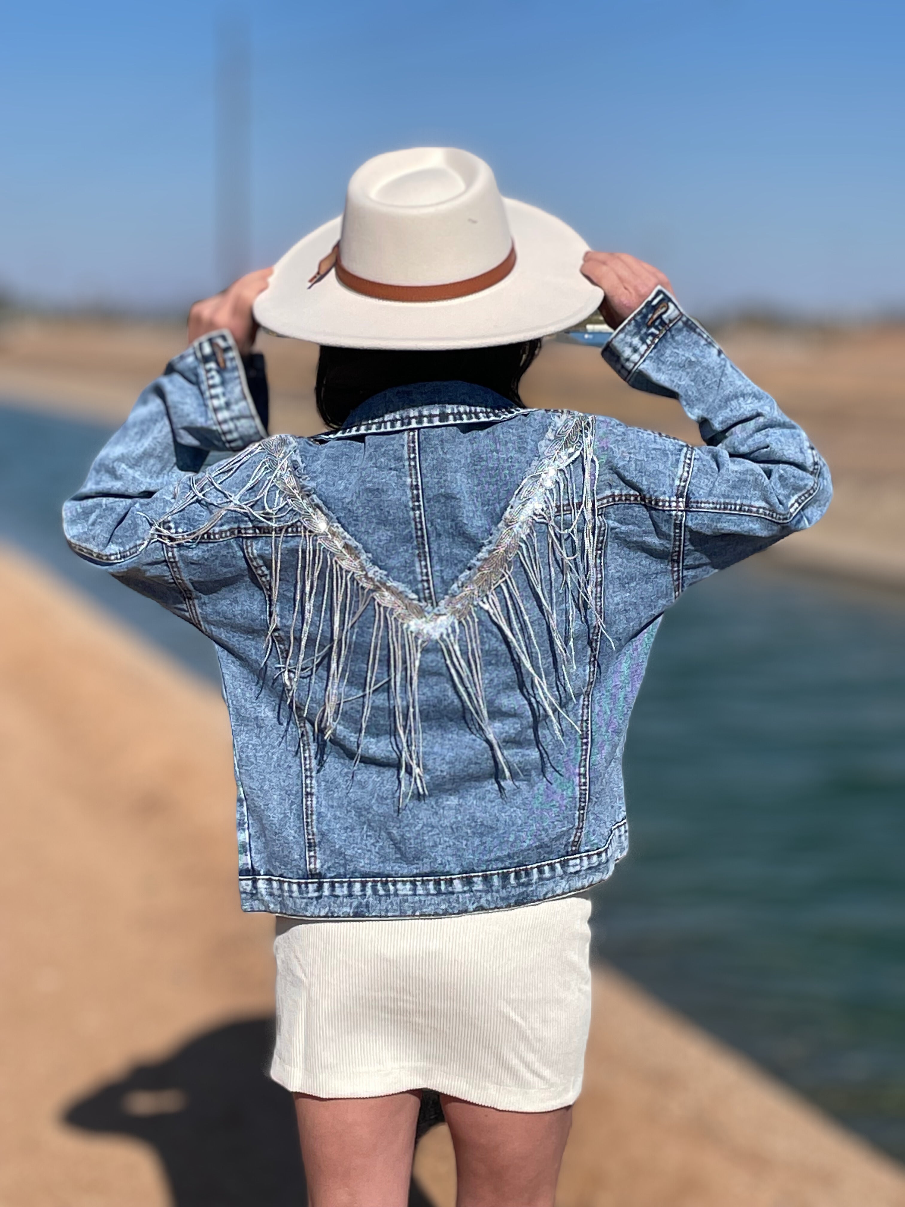 Fringed Denim Jacket