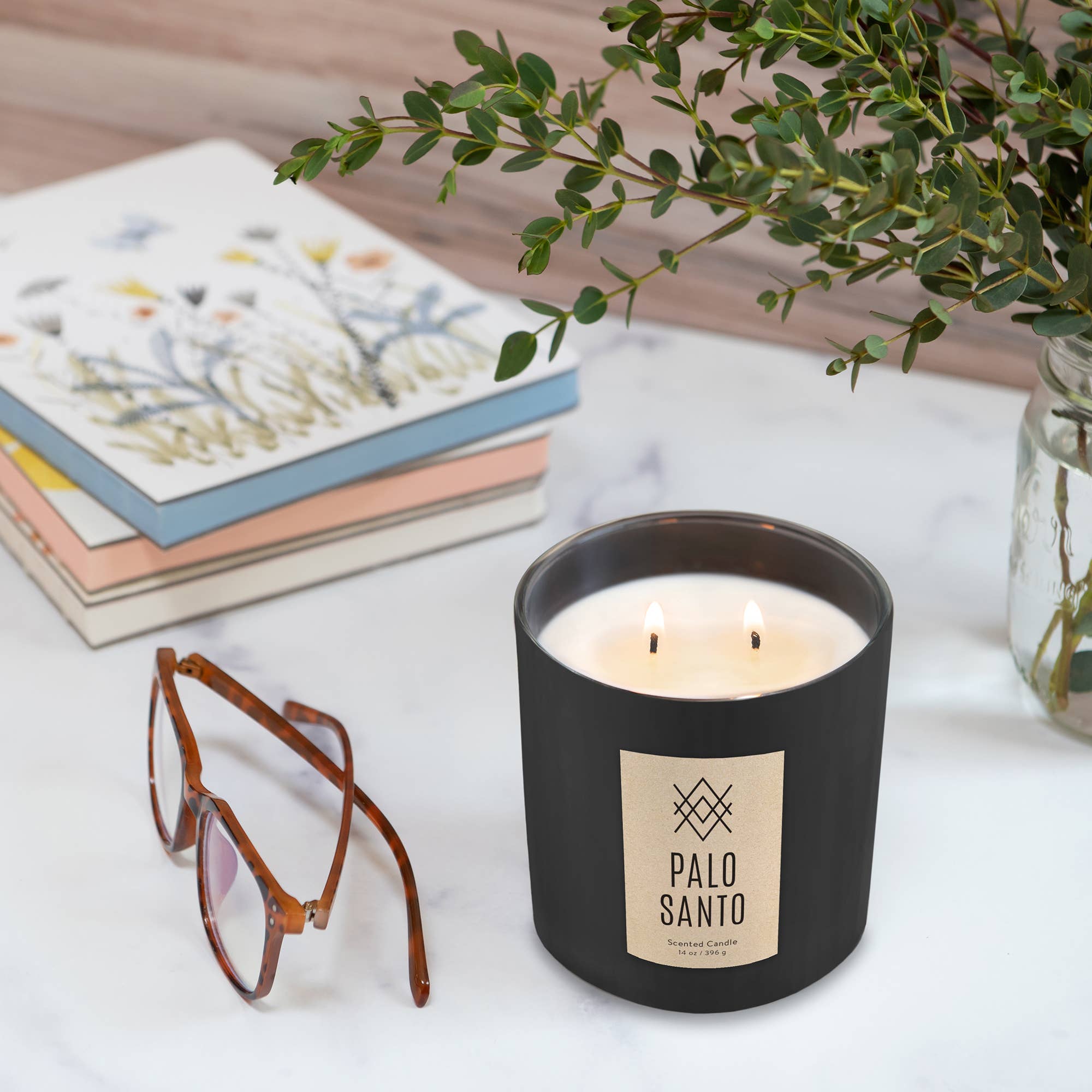 14 oz. Palo Santo Double Wick Candle