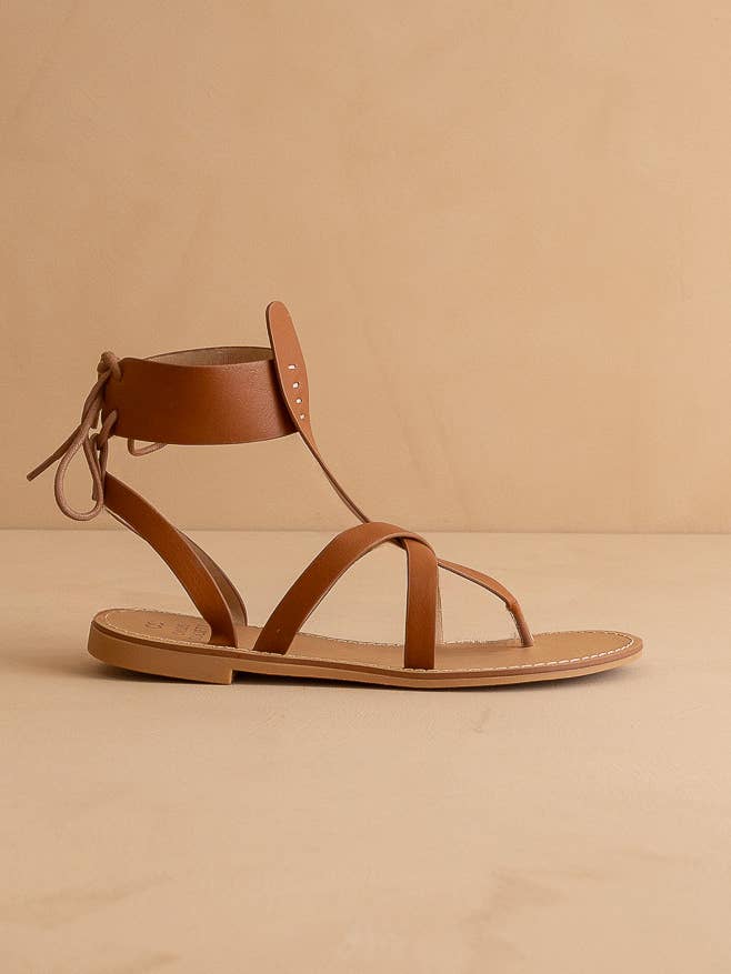 The Blaze Brown | Lace-Up Sandal